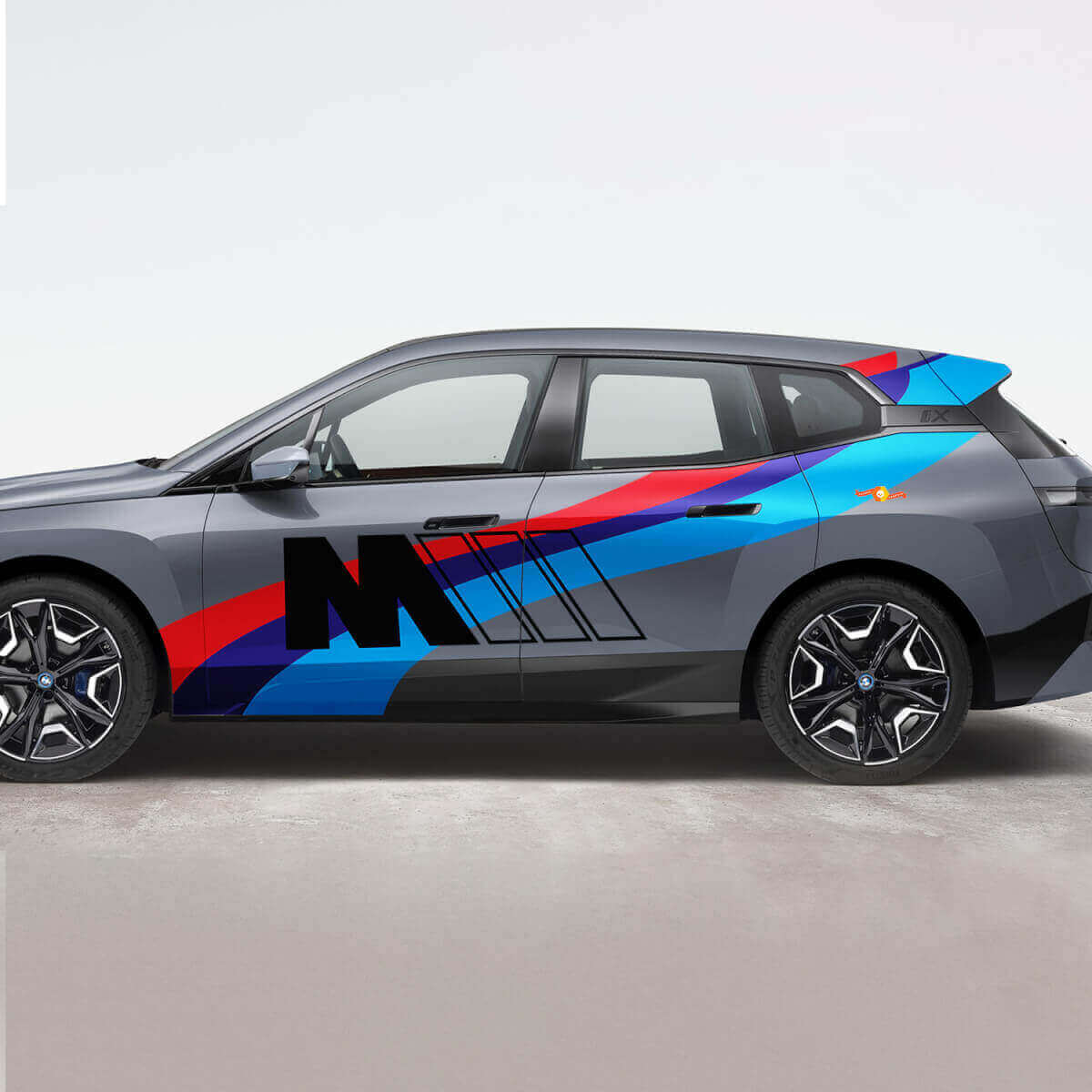 M Performance zijstrepen vinyl decalset voor BMW iX