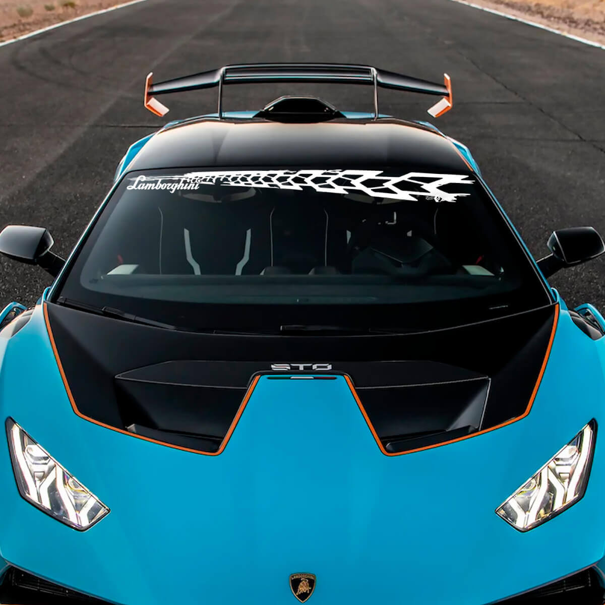 Voorruit STO-logo Lambo Vinyl Sticker Grafische sticker voor Lamborghini STO 2
