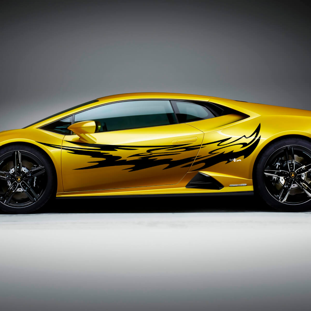 Zijkant Graphics Racing Vinyl Sticker Grafische voor Lamborghini Huracan Evo
