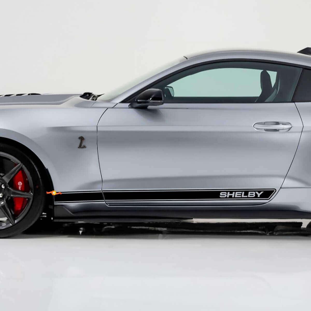 Shelby Rocker Paneel Strepen Vinyl Decals Kit voor Musclecar Musclecarmodel