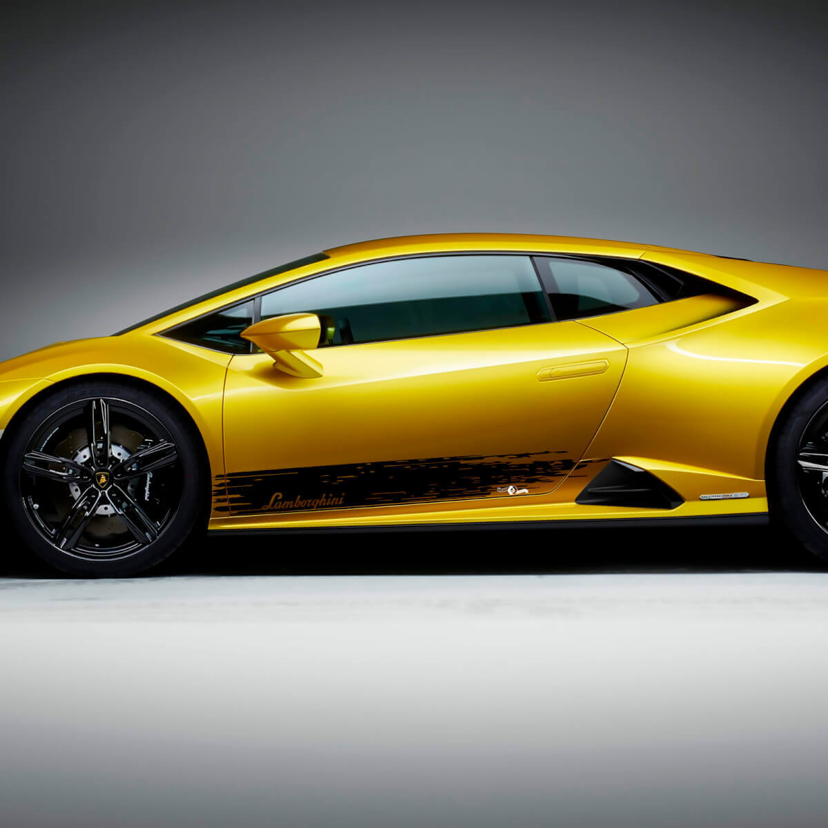 Vinyl Decal Kit met Versleten Zijstrepen voor Lamborghini Huracan Evo