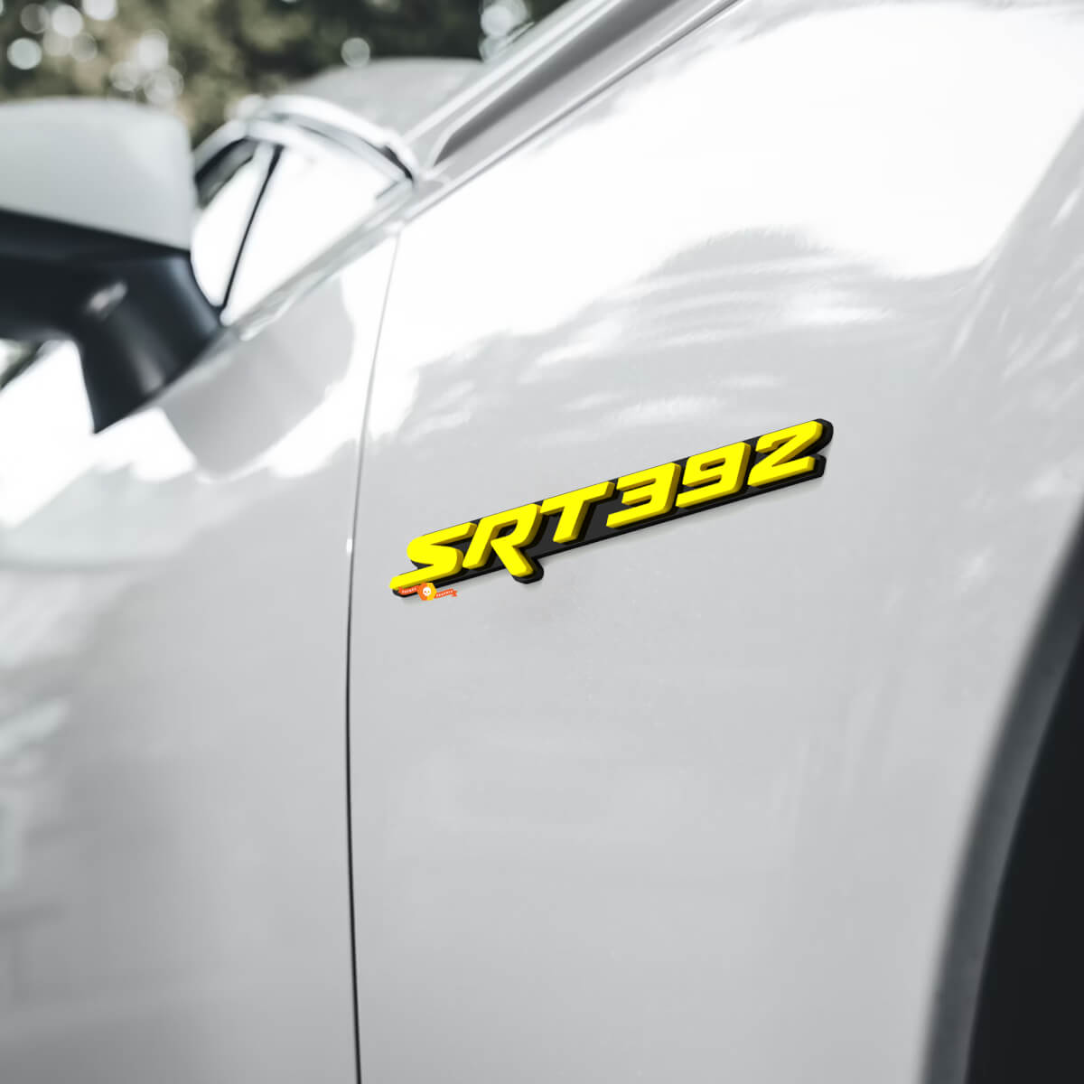 2x SRT 392 Spatbord Badge Embleem 3D Badge HEMI