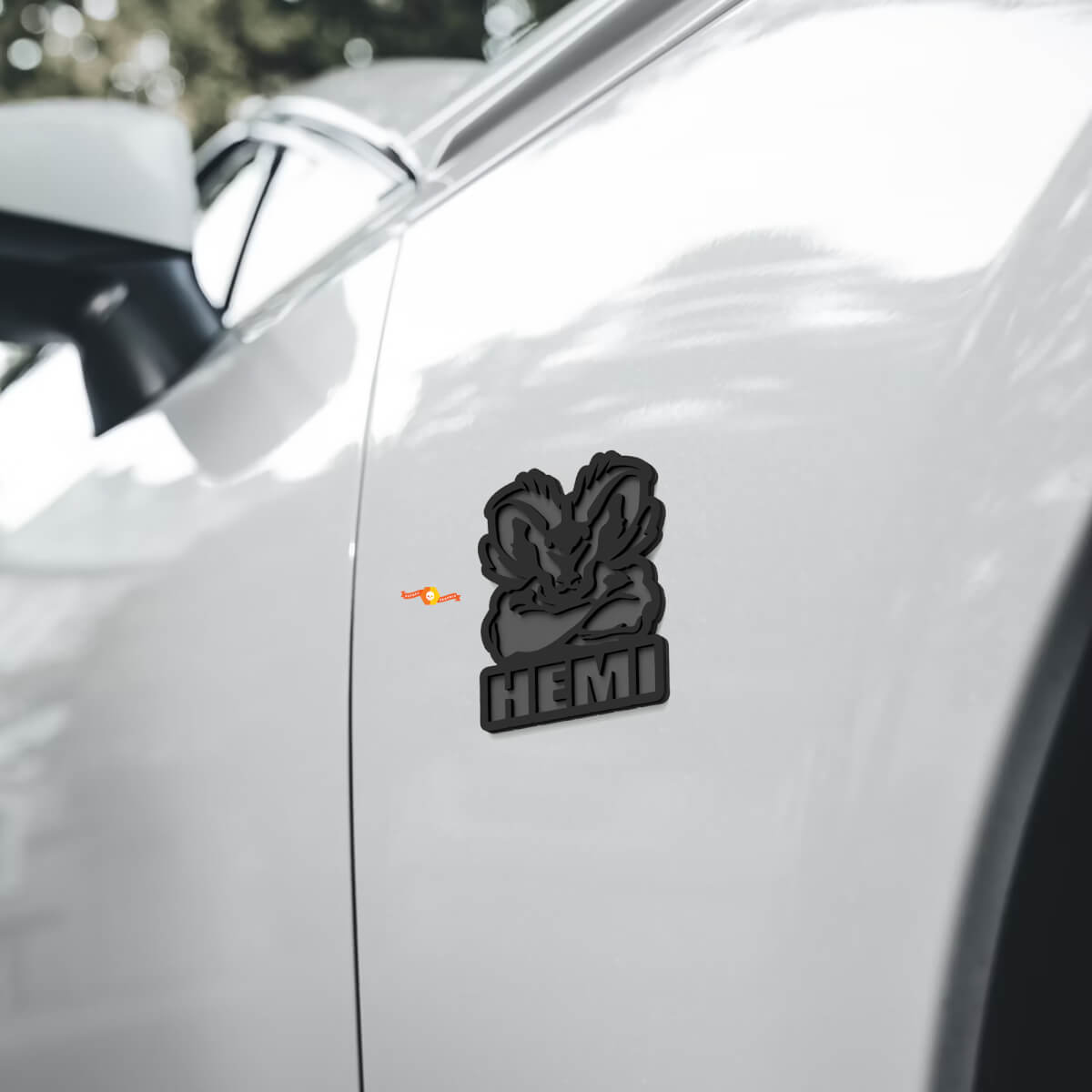 Hemi Ram Spier Fender Embleem 3D Badge
