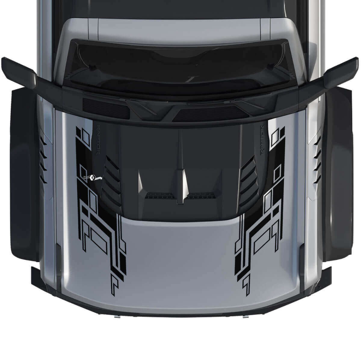 Motorkap Bronco Raptor Wrap Graphics Decal Sticker voor Ford Bronco
