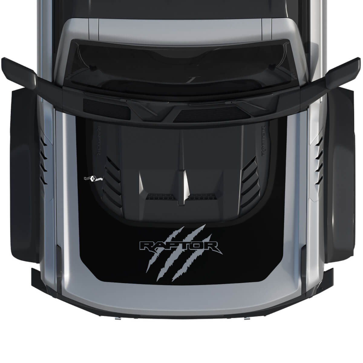 Motorkap Bronco Raptor Scratch Claws Wrap Graphics Decal Sticker voor Ford Bronco
