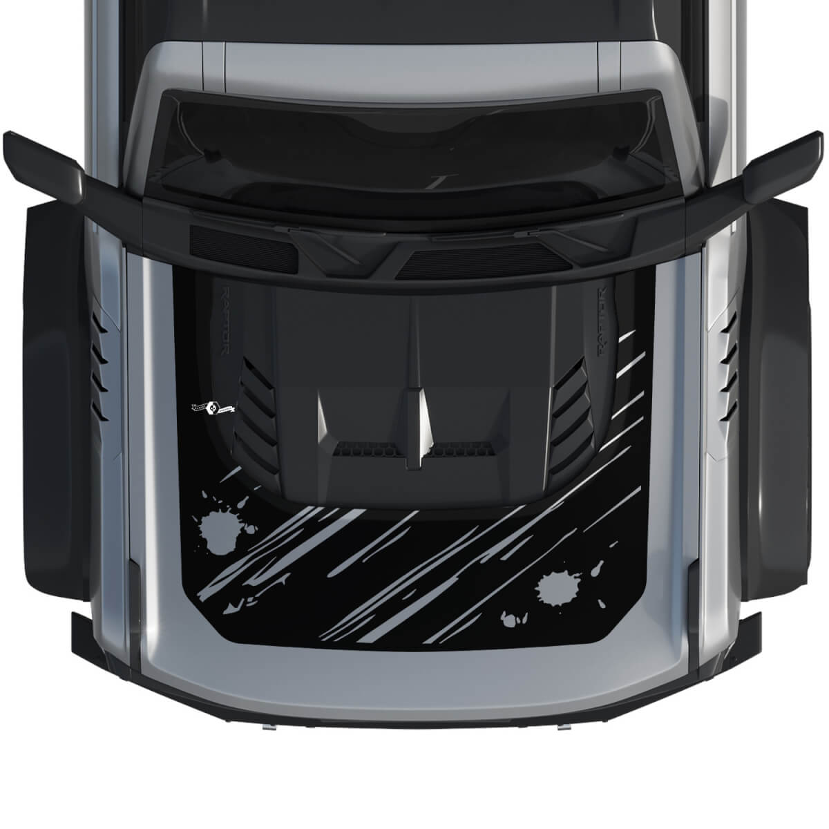 Motorkap Bronco Raptor Scratch Wrap Graphics Decal Sticker voor Ford Bronco
