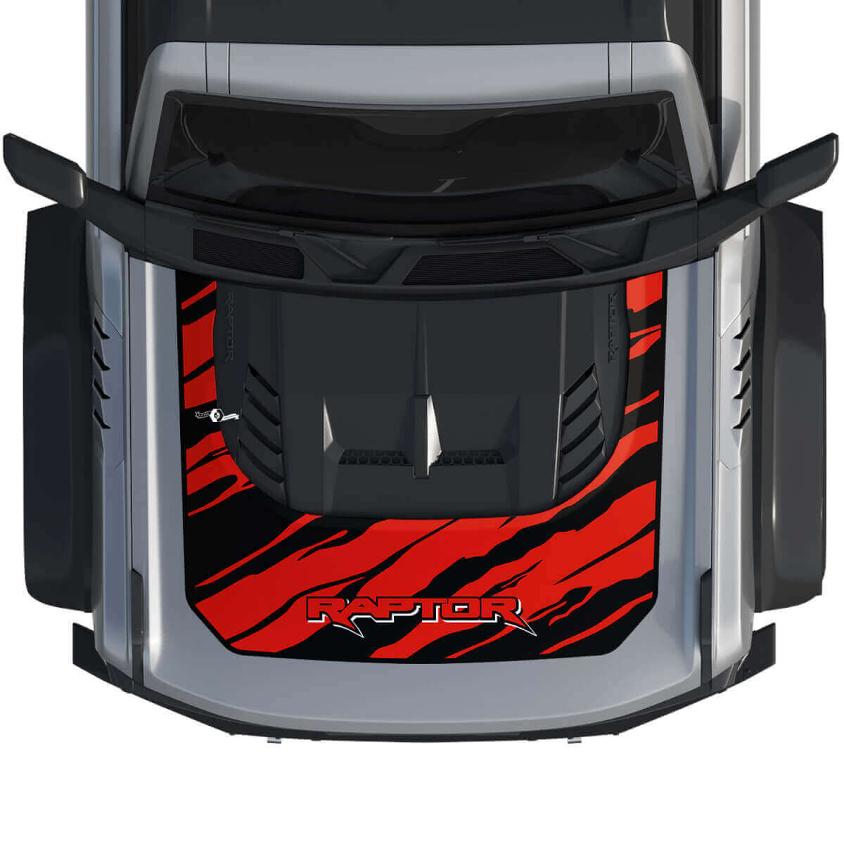 Motorkap Bronco Raptor Wrap Graphics Decal Sticker voor Ford Bronco 2 kleuren 3
