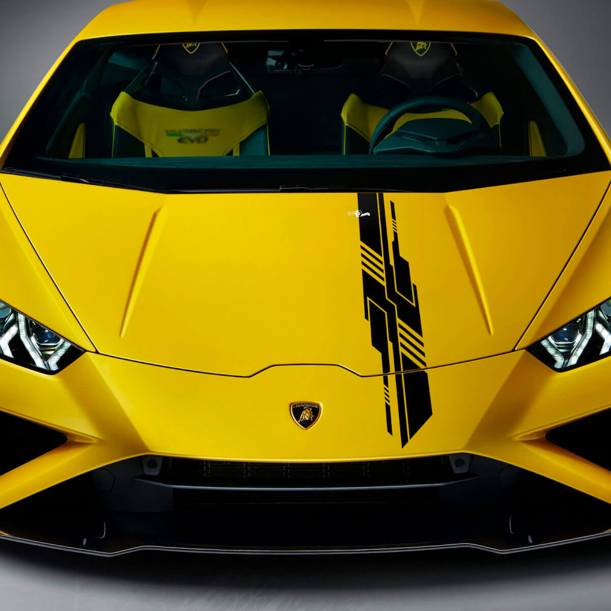 Motorkap Ontwerp Streep Racing Vinyl Sticker Grafische voor Lamborghini Huracan Evo 2
