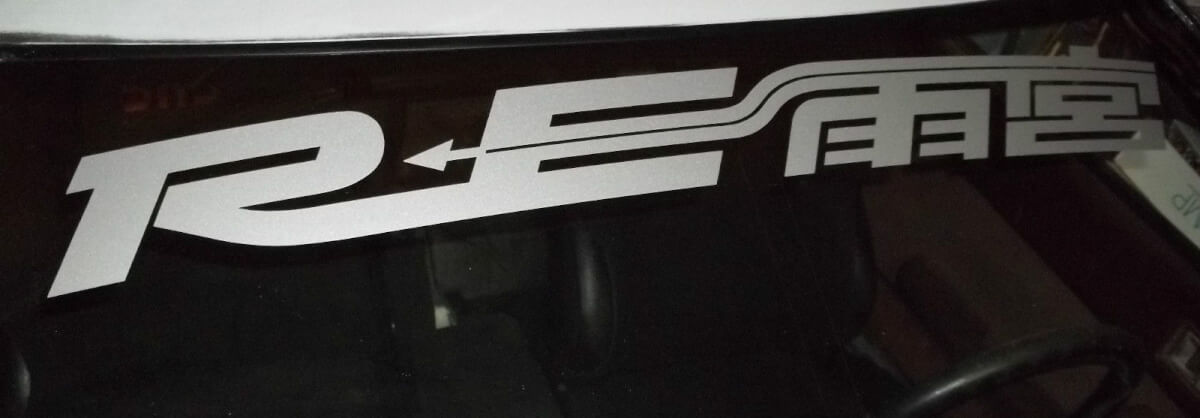 RE Amemiya Stijl JDM Voorruitbanner Vinyl Sticker voor Mazda RX-7 RX-8