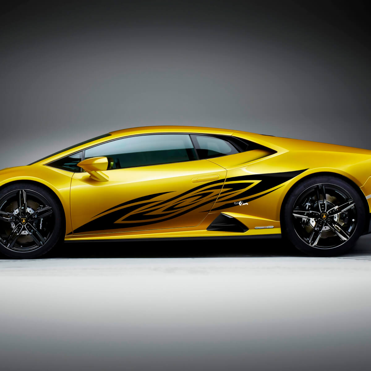 Zijdelingse Race Graphics Vinyl Sticker Grafische voor Lamborghini Huracan Evo
