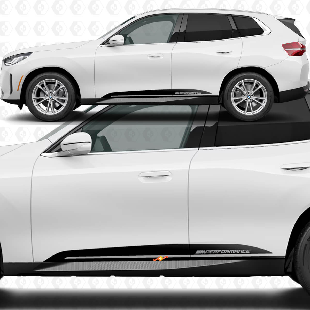 Zijklepstrepen M Performance Decal Kit voor BMW X3 G45