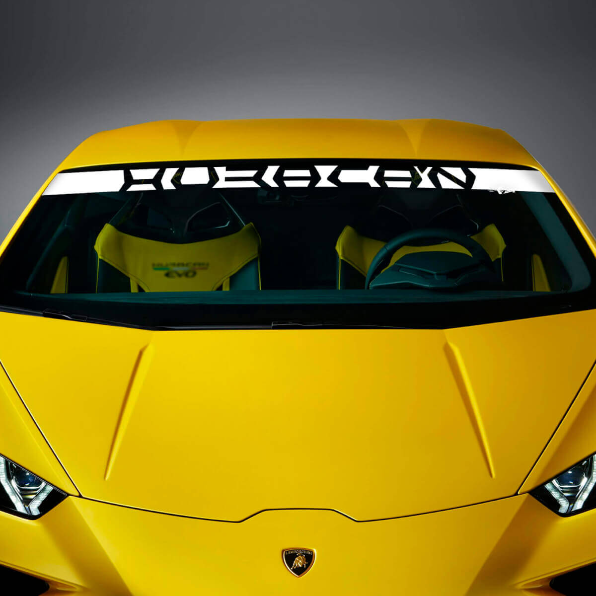 Voorruitstreep Vinyl Decal Sticker Graphics voor Lamborghini Huracan Evo