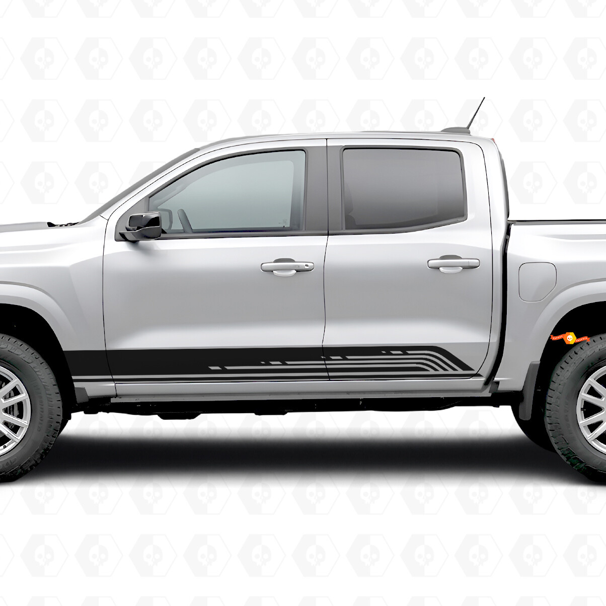 Parallel Contour Deur- en Sierlijsten van Vinyl voor Chevrolet Colorado 3de Gen 2023-2026