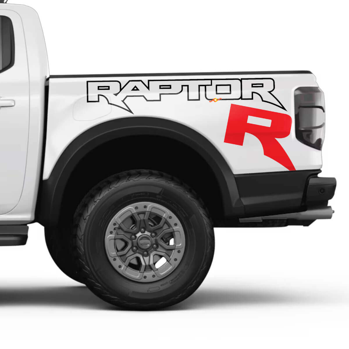 Bedside zijgrafieken vinyl decal sticker voor Ford F-150 Raptor R