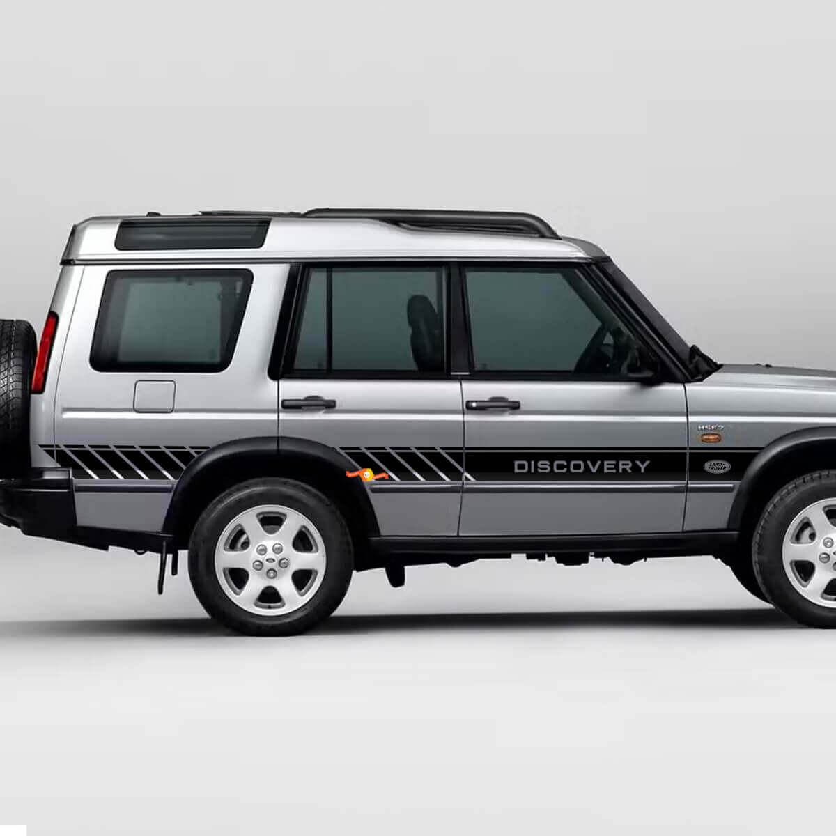 Gedeeltelijk Geïllustreerde Zijlichaamstreep Decal Kit voor Land Rover Discovery