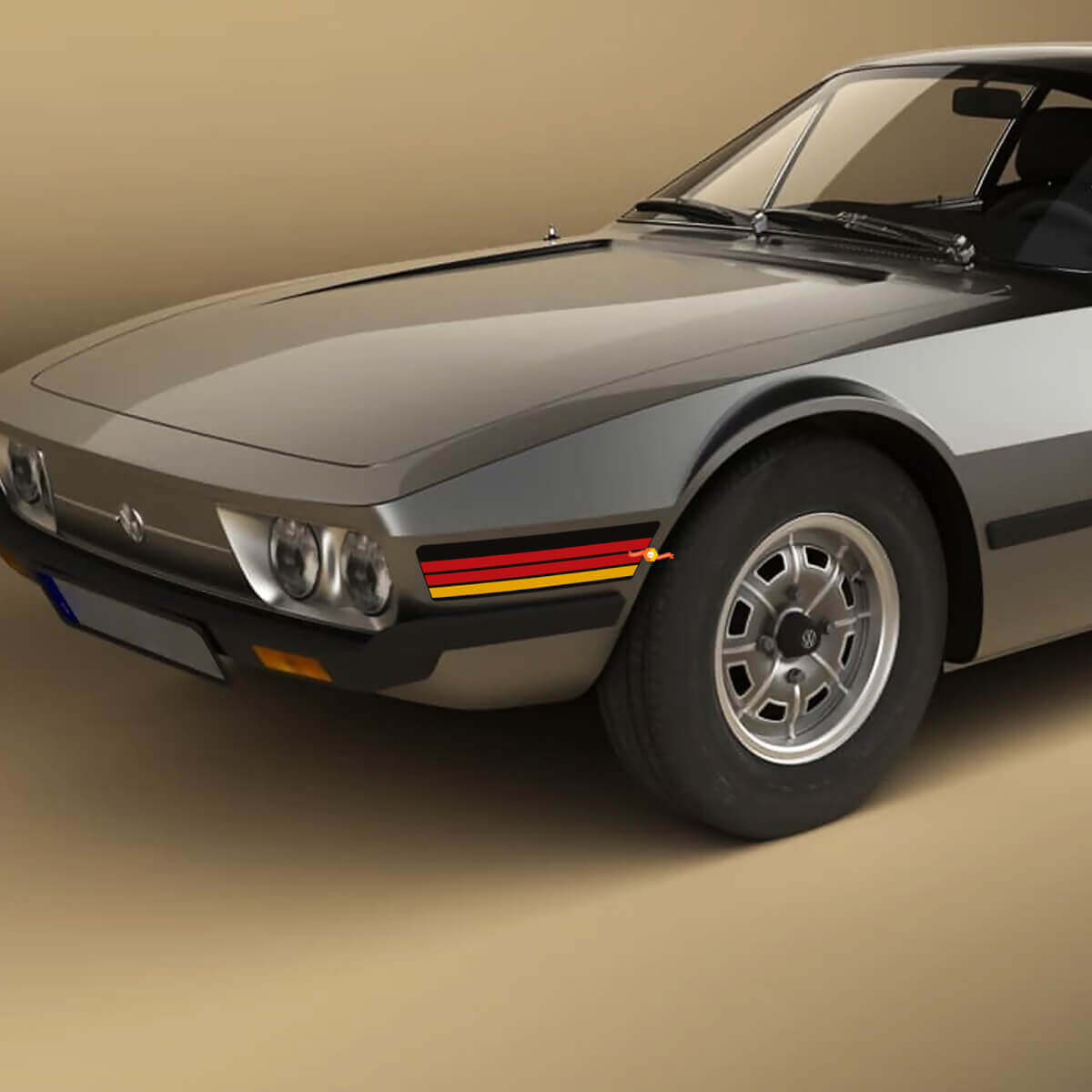 Retro Vintage Strepen Voorspatbord Vinyl Decal Stickers voor Volkswagen SP2