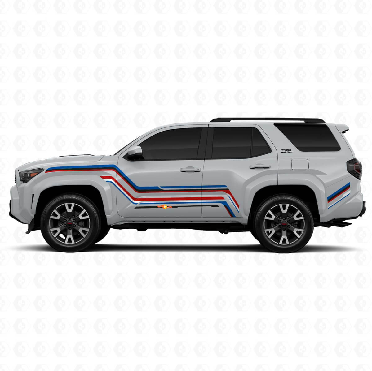 Gebogen Grafische Zijstrepen Vinyl Sticker Decal Voor Toyota 4Runner