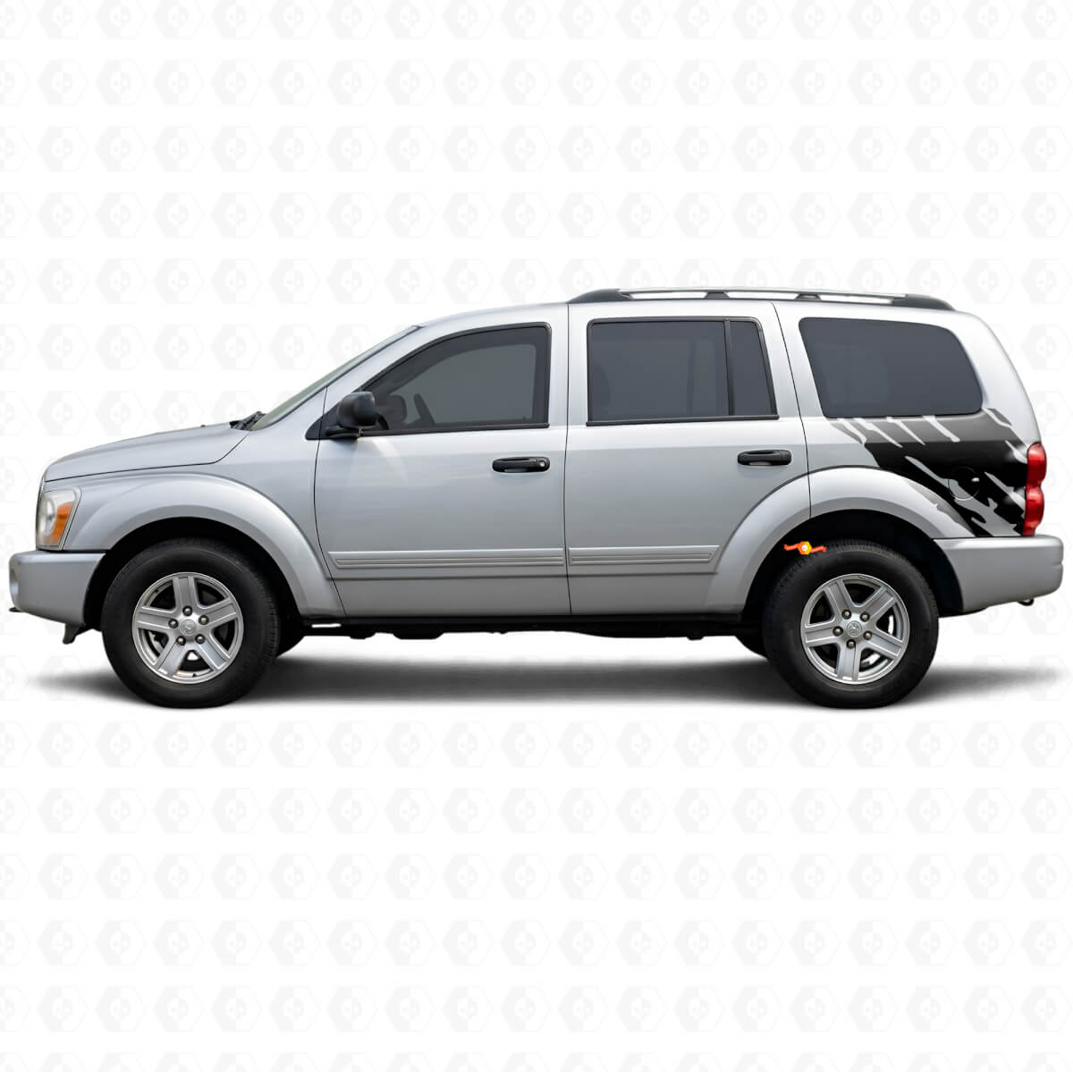 Modderspatten Grafiek Achterzijde Vinyl Sticker voor Dodge Durango 2004-2009