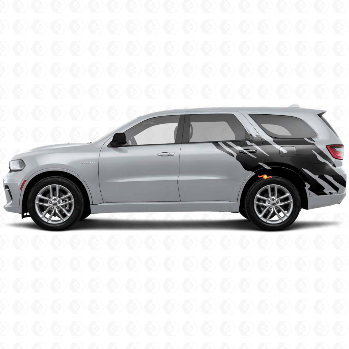 Smodder Spat Grafiek Achterzijde Vinyl Sticker voor Dodge Durango 2011+