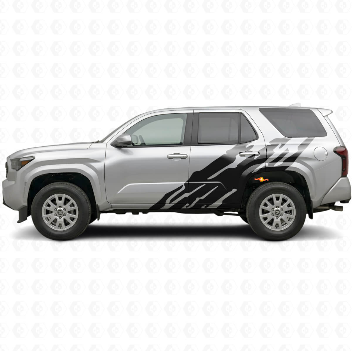 Modderspatgrafiek Zijdelingse Vinylsticker voor Toyota 4Runner 2024+