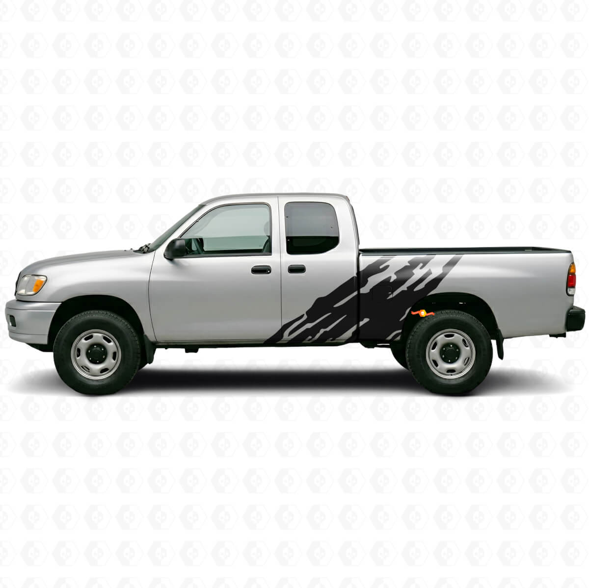 Modderspatpatroon Zijkant Vinyl Decal voor Toyota Tundra 1999-2006
