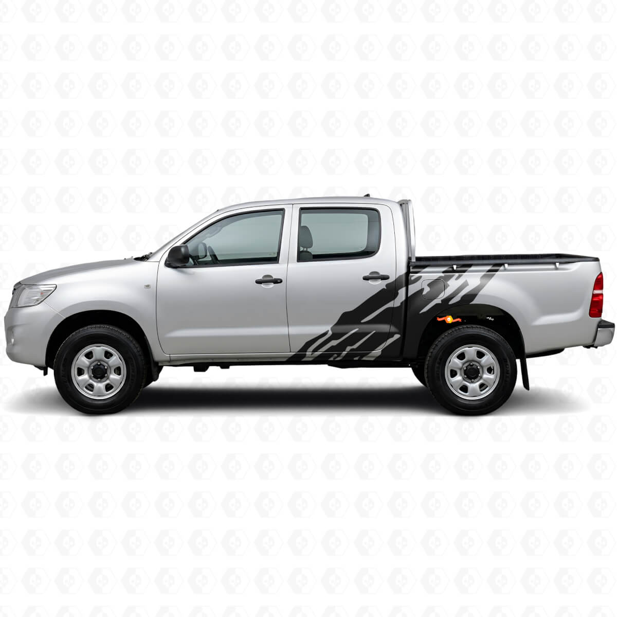 Modder Spat Grafische Zijkant Vinyl Decal voor Toyota Hilux 2004-2015