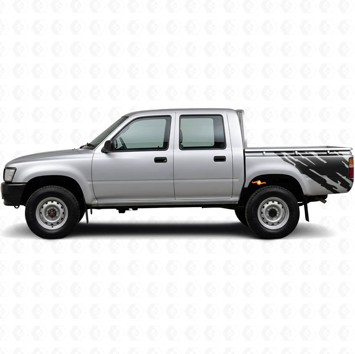 Modderspatgrafiek Achterzijde Vinylsticker voor Toyota Hilux 1988-1997