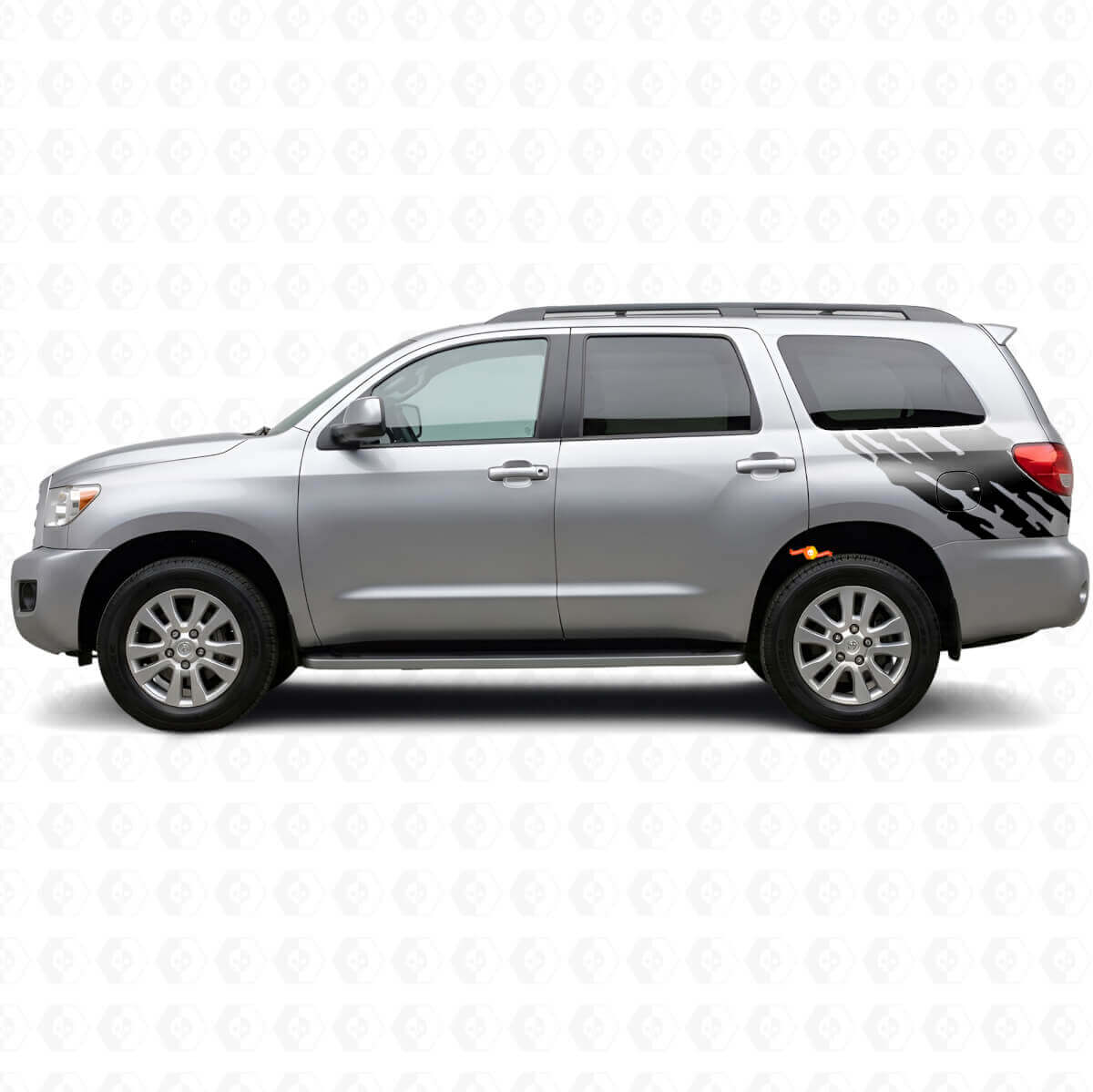 Modderspatten Grafiek Achterzijde Vinyl Sticker voor Toyota Sequoia 2007-2022