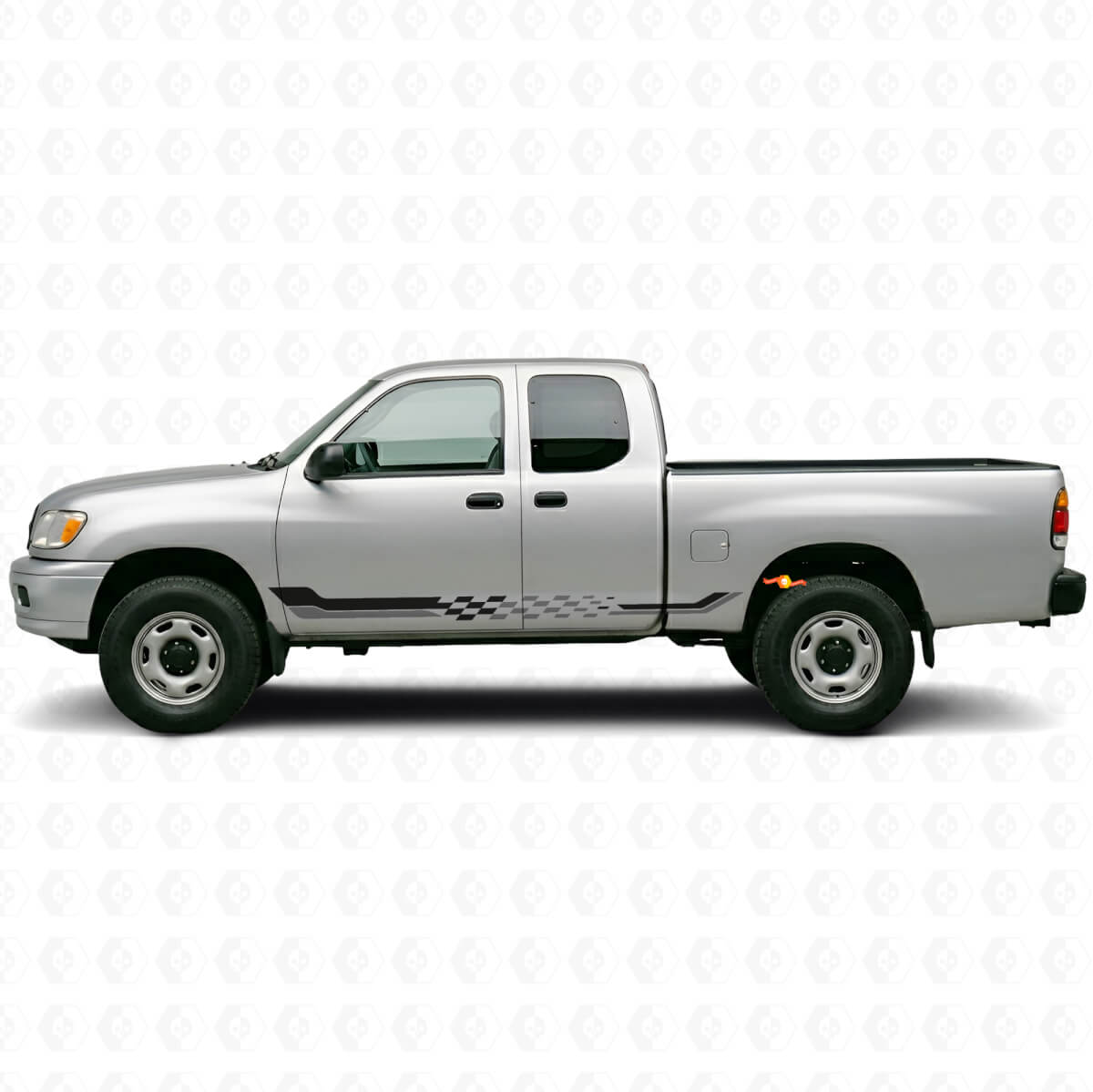 Ruitenvlag Zijstrepen Vinyl Sticker voor Toyota Tundra 1999-2006