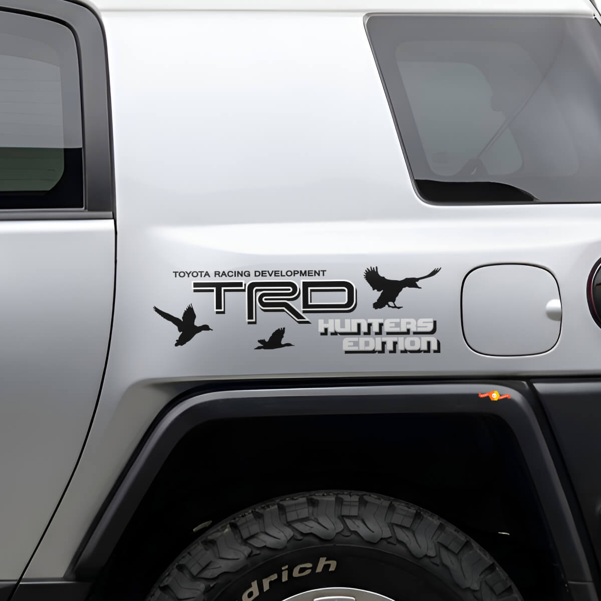 TRD Hunters Edition Zij Vinyl Stickers voor Toyota FJ Cruiser