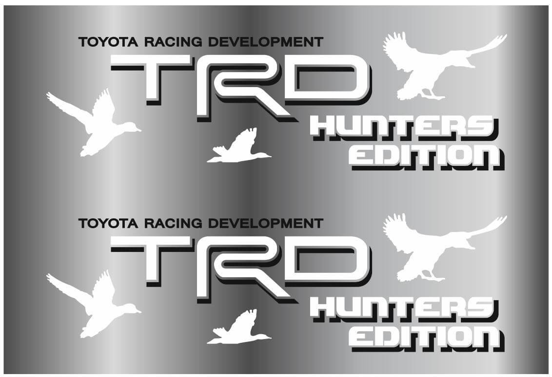 TRD-stijl Hunters Edition zijsticker set voor Toyota FJ Cruiser