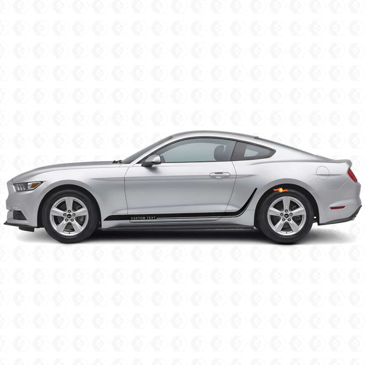 Op Maat Gemaakte Decoratieve Strepen Zij Vinyl Sticker voor Musclecar Mustang
