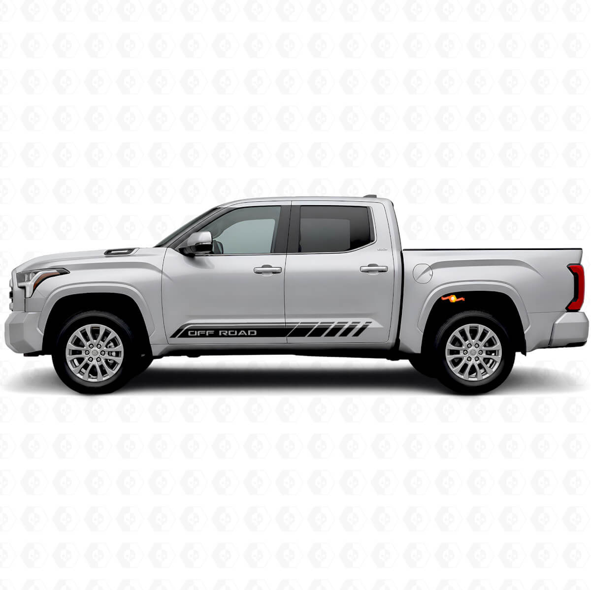 Off Road Lettering Rocker Panel Strepen Vinyl Sticker Voor Toyota Tundra 2022+