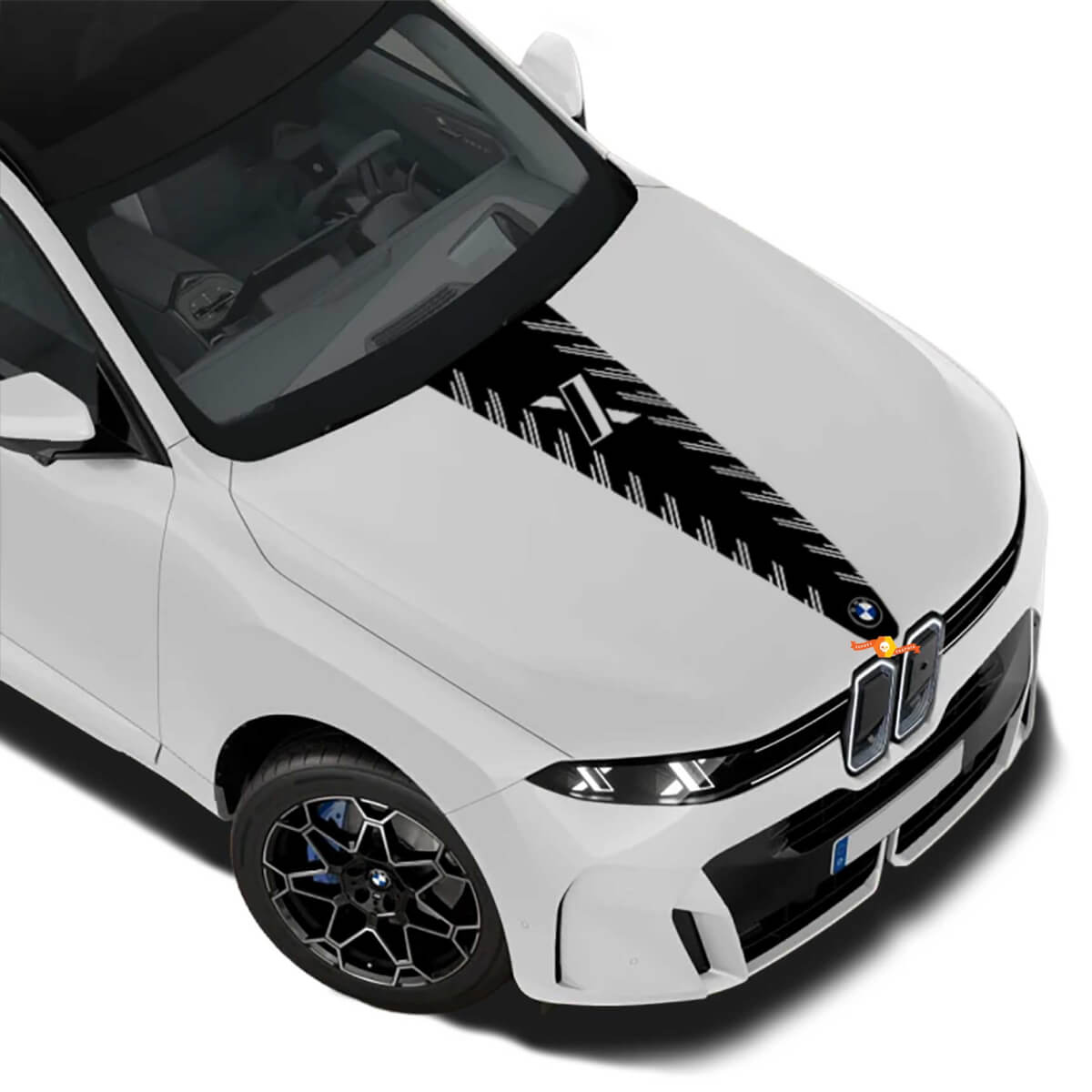 X Style Center Motorkap Stripe Vinyl Decal Voor BMW X5 G65
