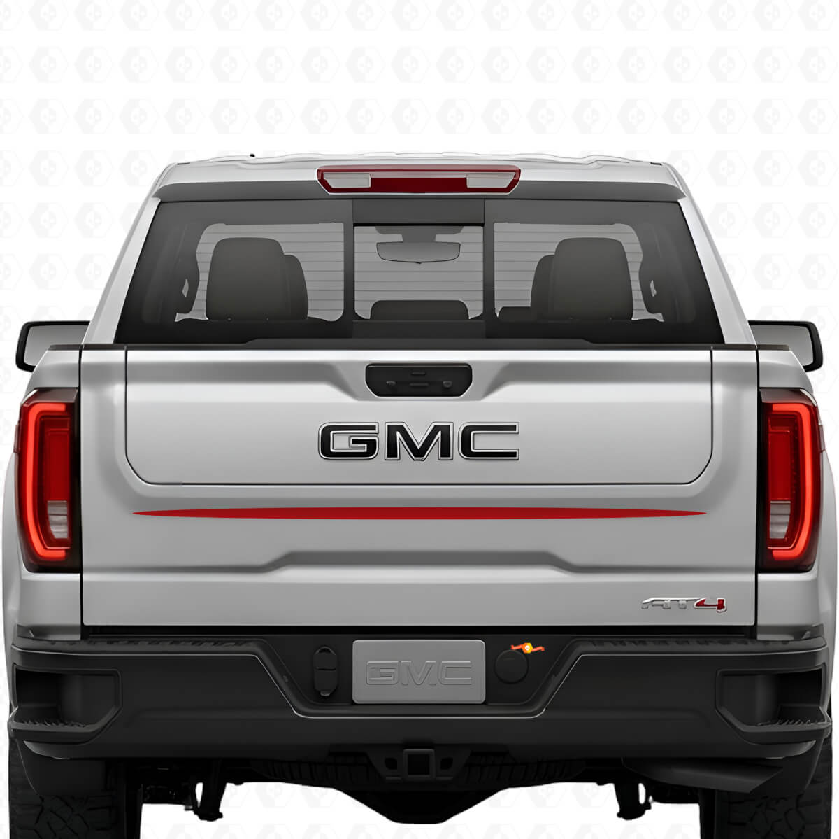 Achterklep Decal Strepen Voor GMC Sierra 1500 AT4X Vinyl Sticker Decal voor GMC Sierra Graphics