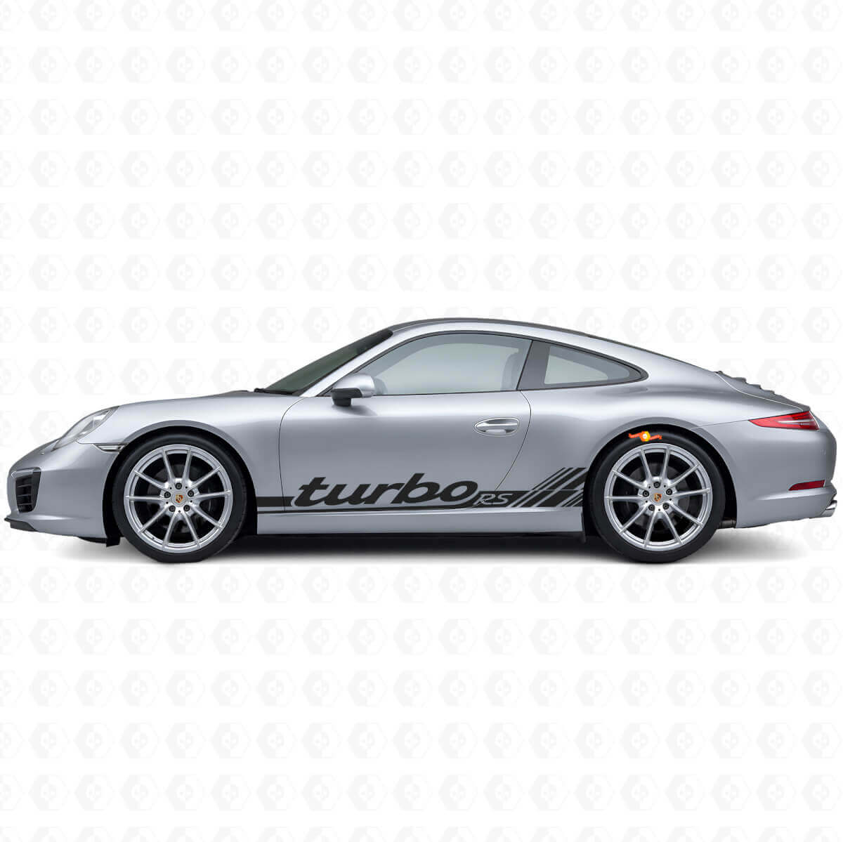 Turbo RS Classic Style Zijkstrepen Vinyl Decal Kit voor Porsche 911 991