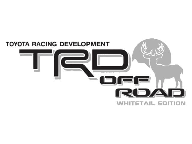 TRD Off Road Whitetail Edition Zijvinylstickers voor Toyota FJ Cruiser