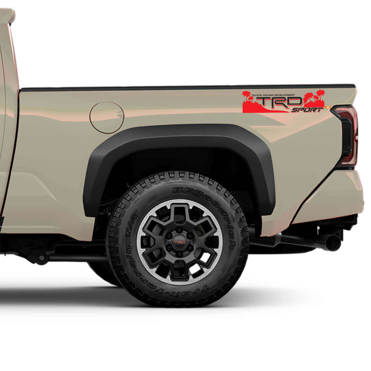 TRD Off Sport Strandzijde Decal Set voor Toyota