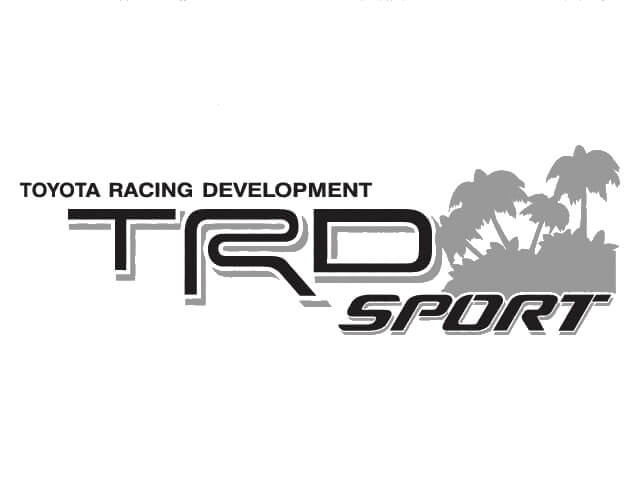 TRD Sport Beach Style Zij Vinyl Decal Set voor Toyota
