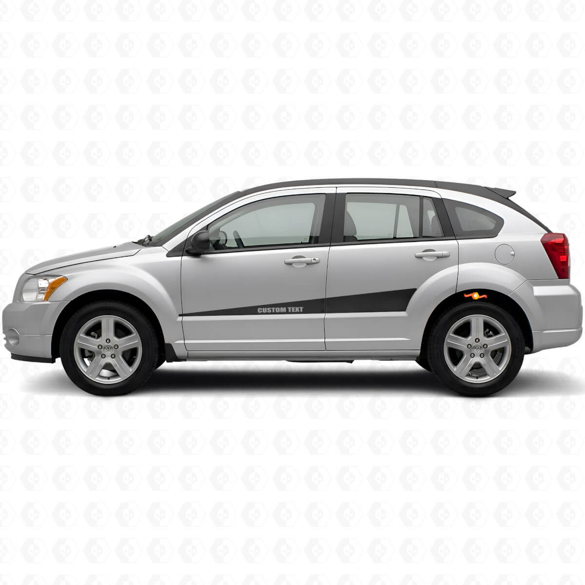 Aangepast Uitbreidend Zijstrepen Vinyl Decal Kit voor Dodge Caliber 2007+