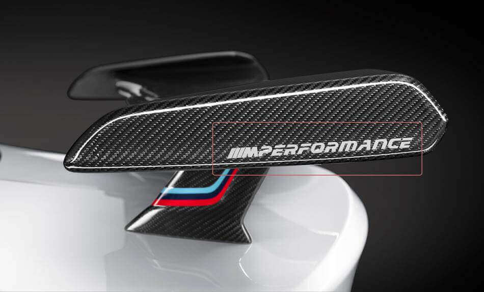 M Performance Style Spoiler Vinyl Decal Kit voor BMW