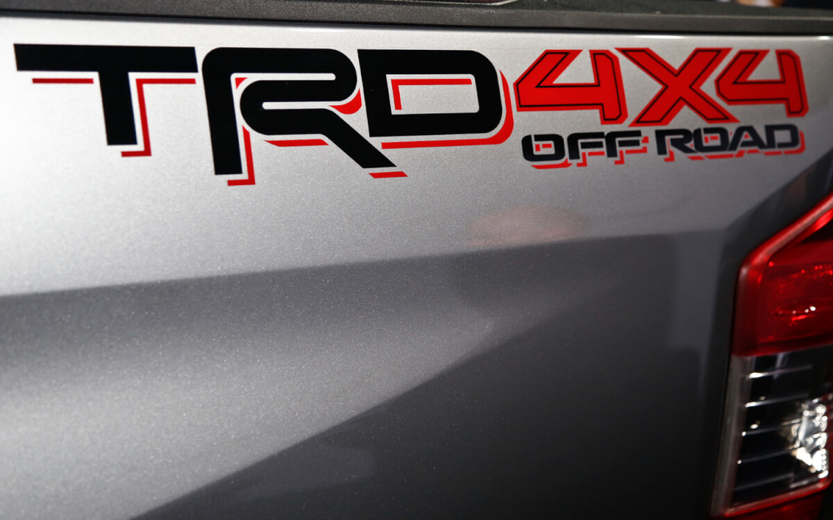 TRD Stijl 4x4 Off Road Bak Vinyl Stickerset voor Toyota Tacoma