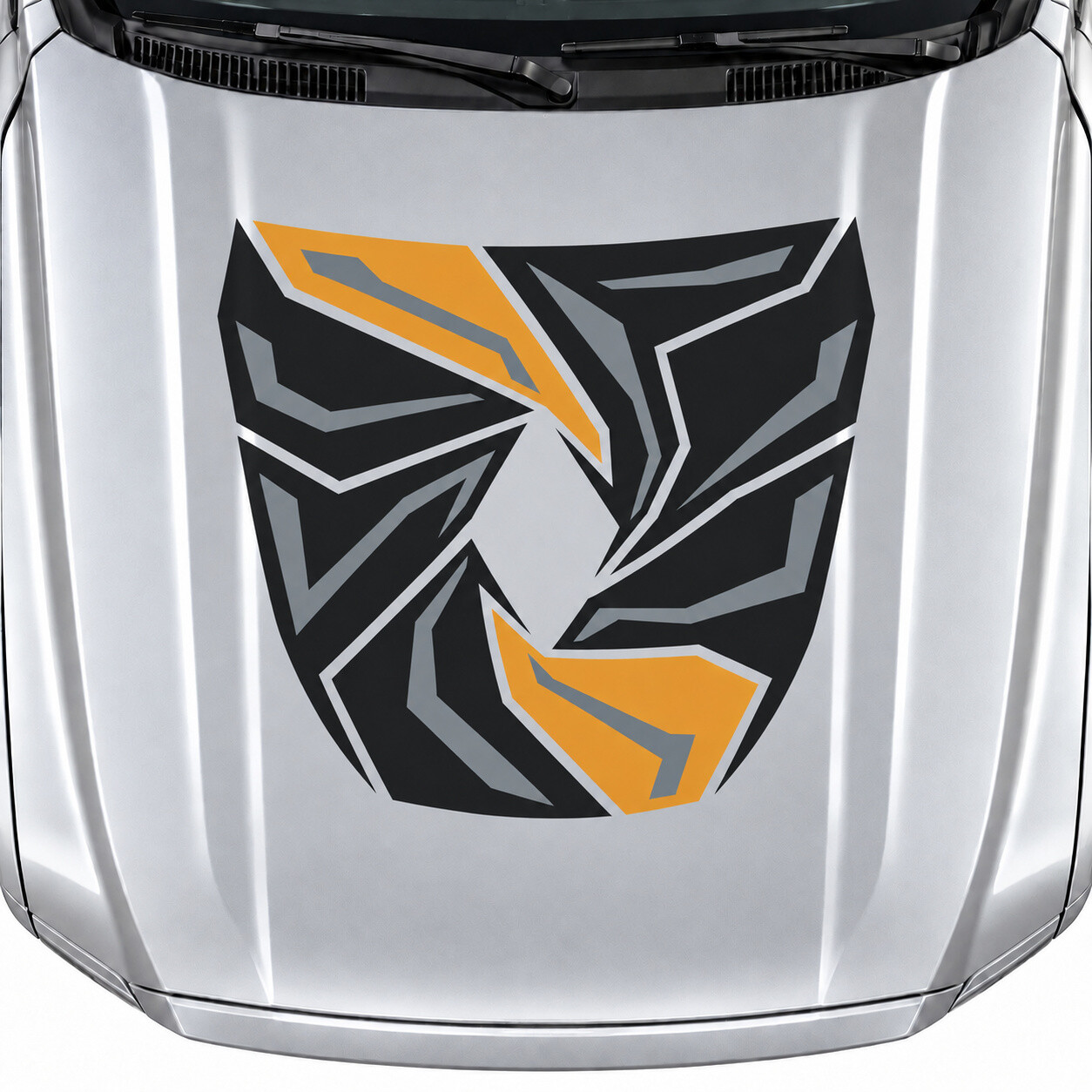Obsidian Iris Geometrische Diamant Motorkap Vinyl Decal Sticker voor Toyota Tundra XK70 2021-heden