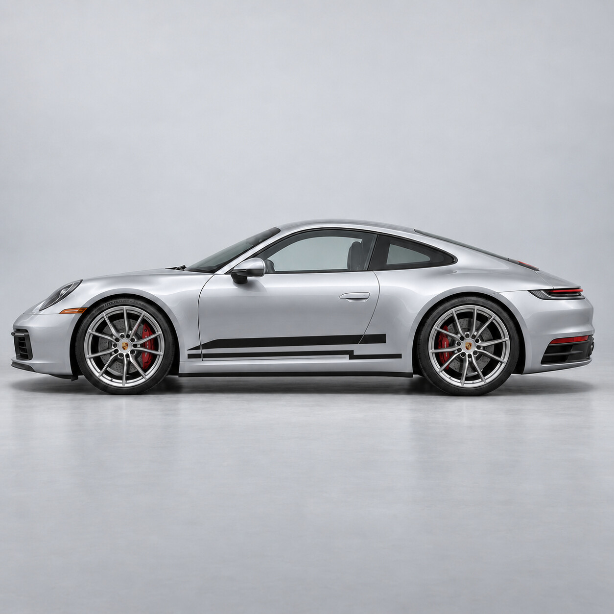 Heritage Ingelegde Strepen Zij Vinyl Decal Sticker voor Porsche 911 2020