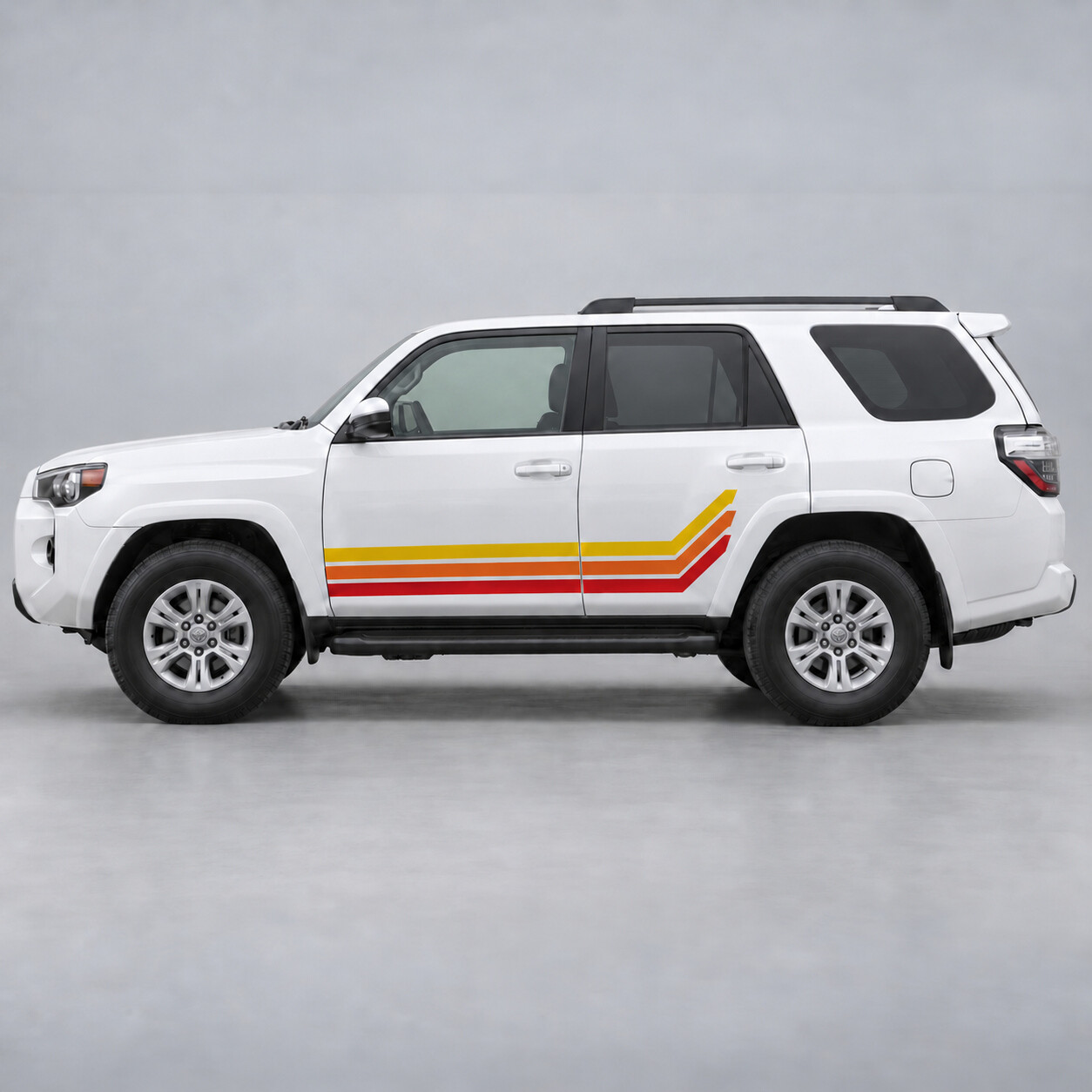 Heritage Low Sweep Strepen Zijvinyl Decal Sticker voor Toyota 4Runner N280 2009-2024