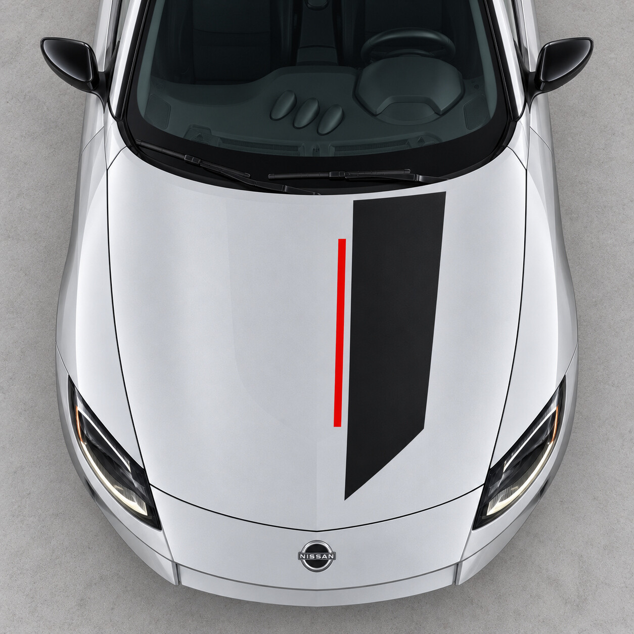 Offset Track Paneel Motorkap Vinyl Decal Sticker voor Nissan Z 2023