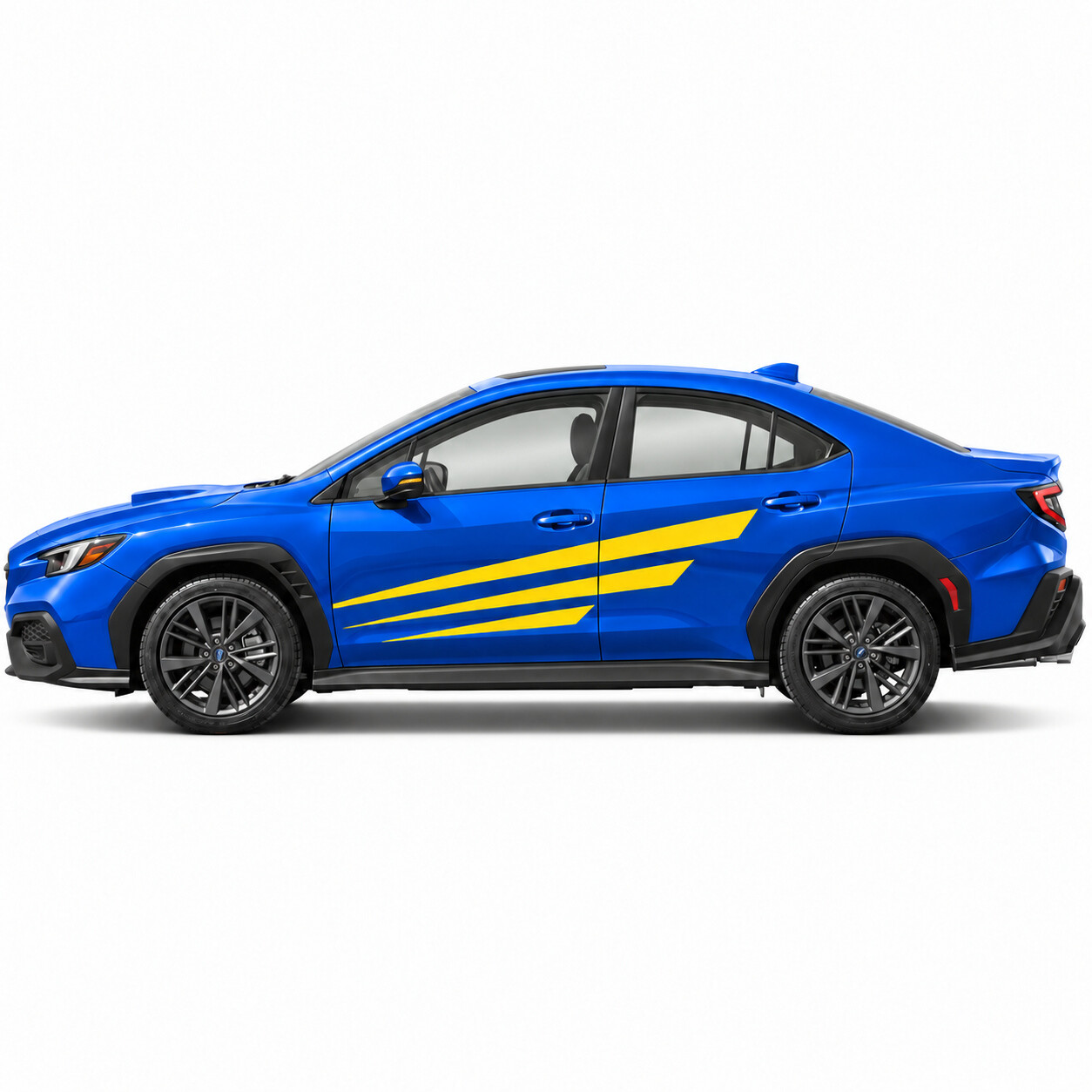 Stage Blades Rally Strepen Zijvinyl Sticker voor Subaru WRX 2022