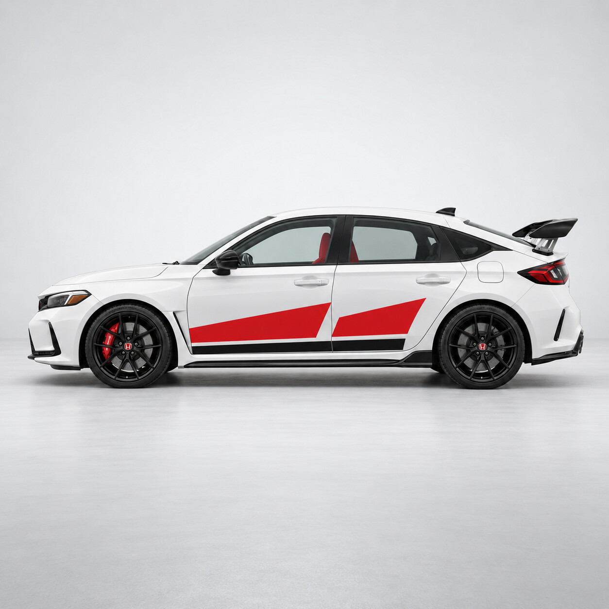 Apex Split Racing Graphics Zijvinyl Decal Sticker voor Honda Civic 2023