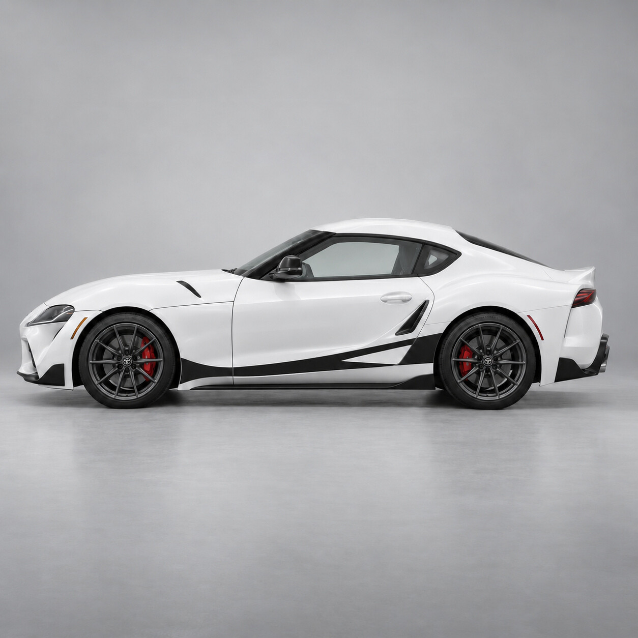 Open Sweep zij vinyl decal sticker voor Toyota Supra 2020-2026