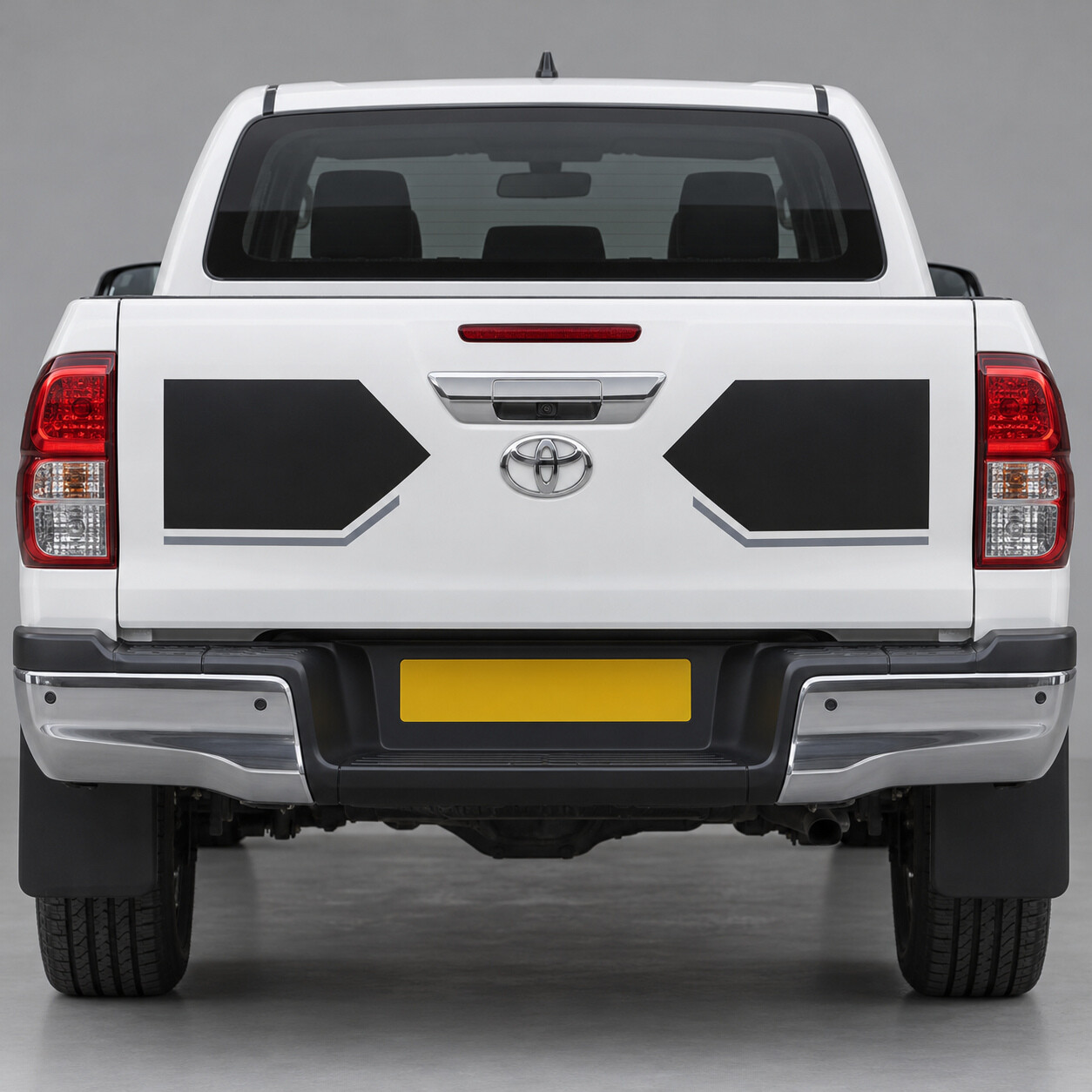 Inward Wings Achterklep Vinyl Decal Sticker voor Toyota Hilux Dubbele Cabine 2016-2020 Pre-2020-Facelift